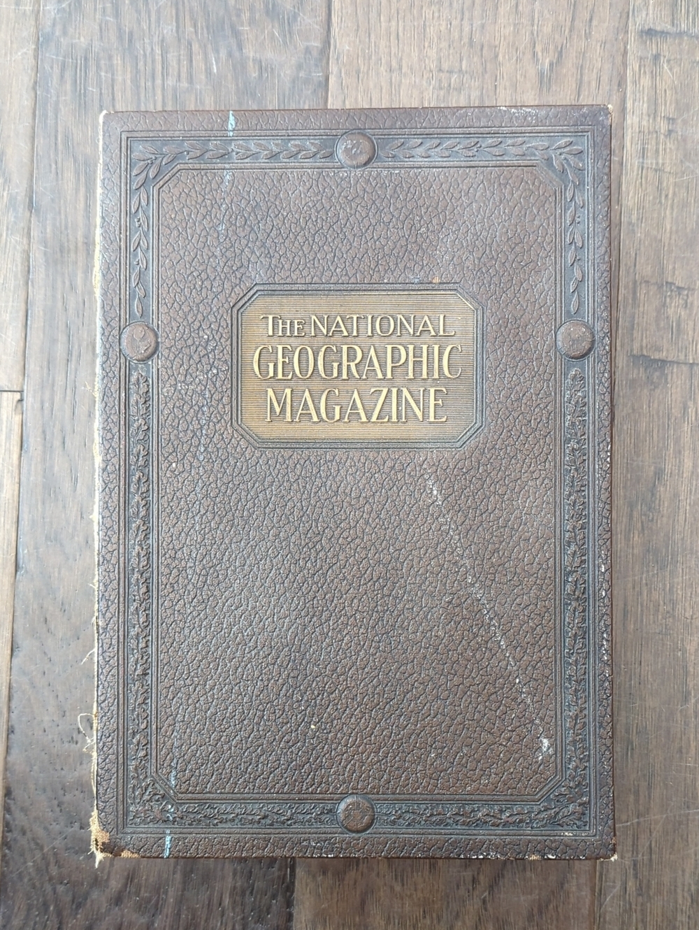 1937 National Geographic Leather Bound Magazine
